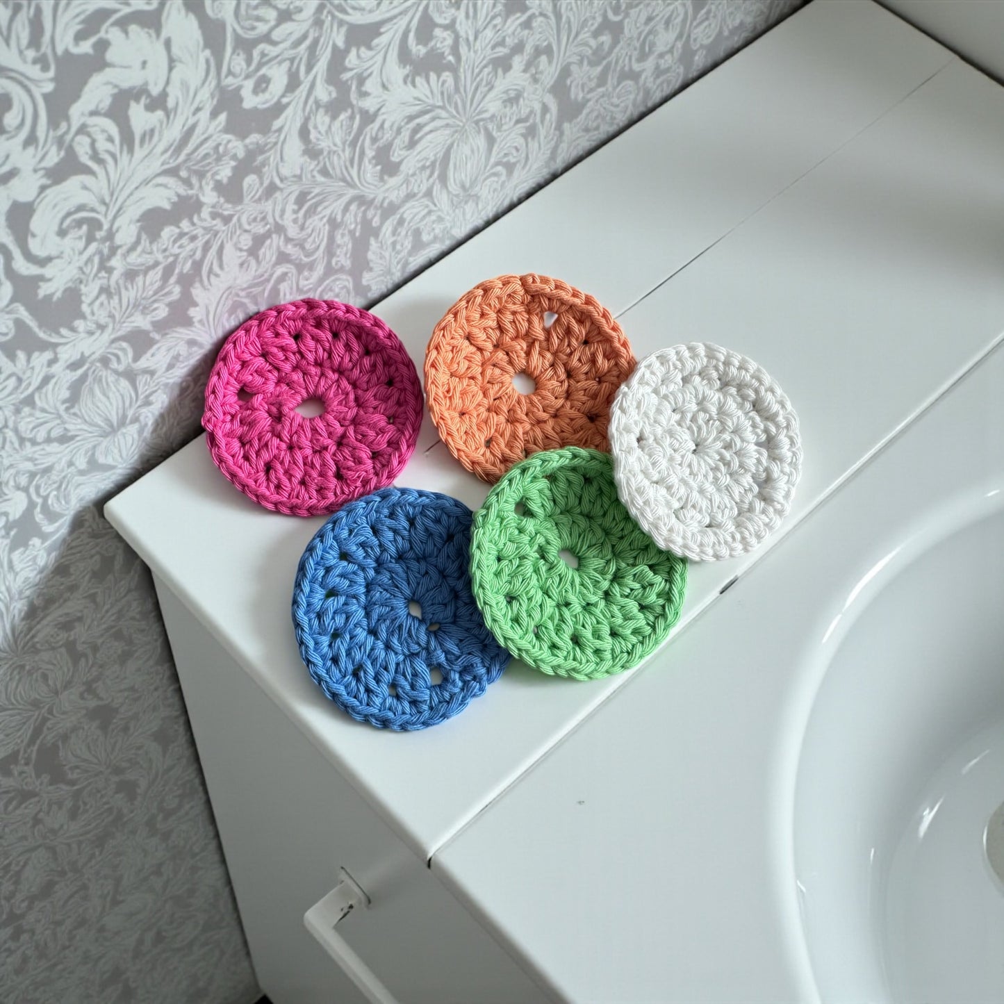 Reusable Facial Rounds - single color 5 Pack
