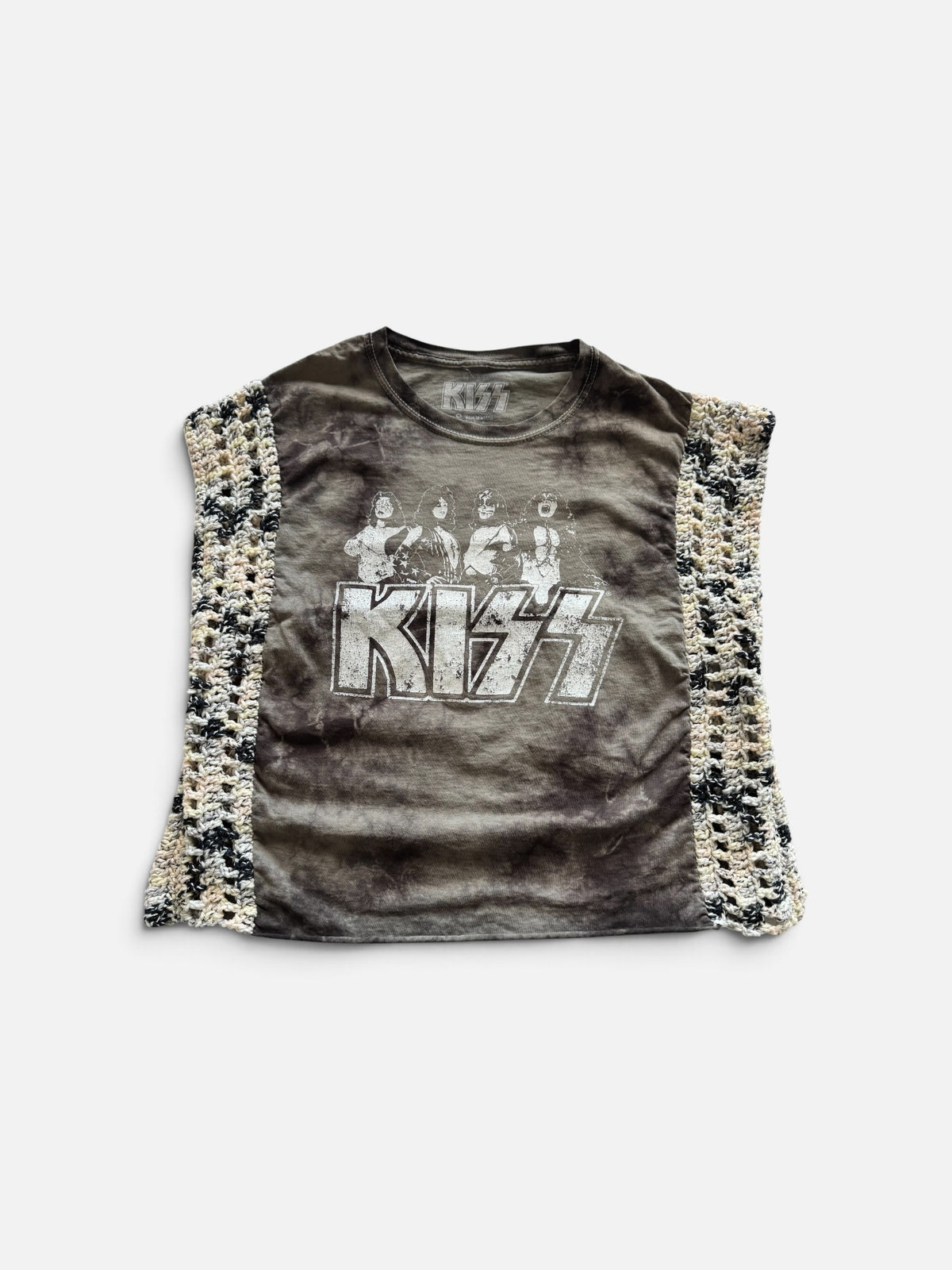 Kiss Crop T-Shirt - Size Small