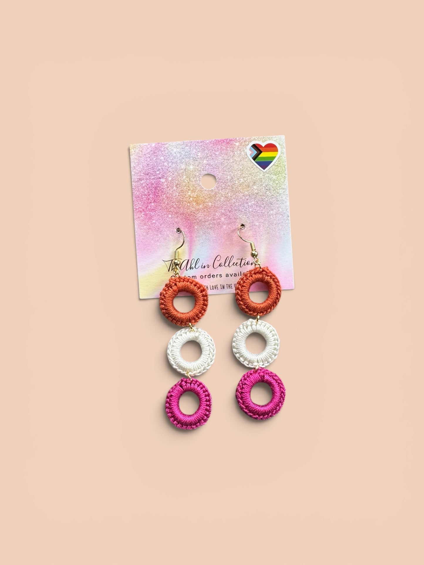 Pride Colors Dangle Earrings