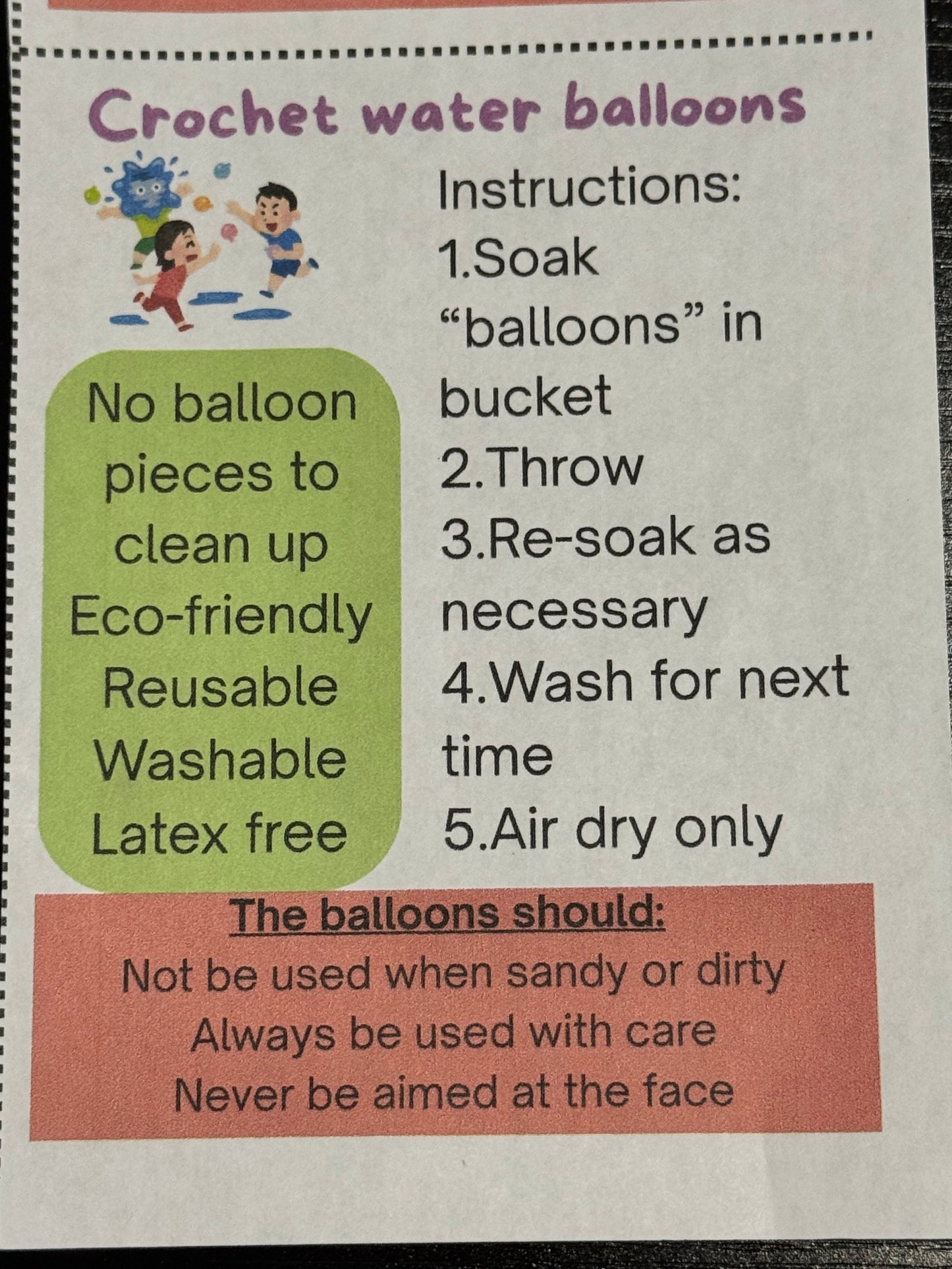 Reusable Water Balloons
