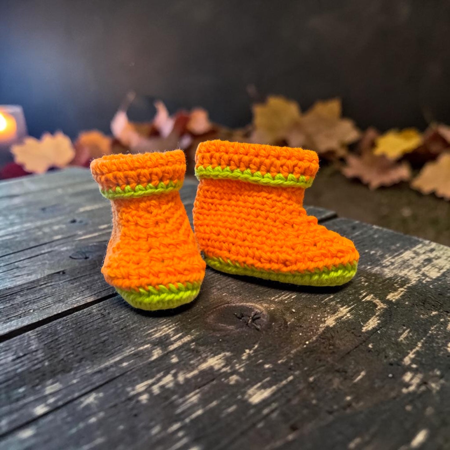 Tiny Toes - Soft Cotton Crochet Booties