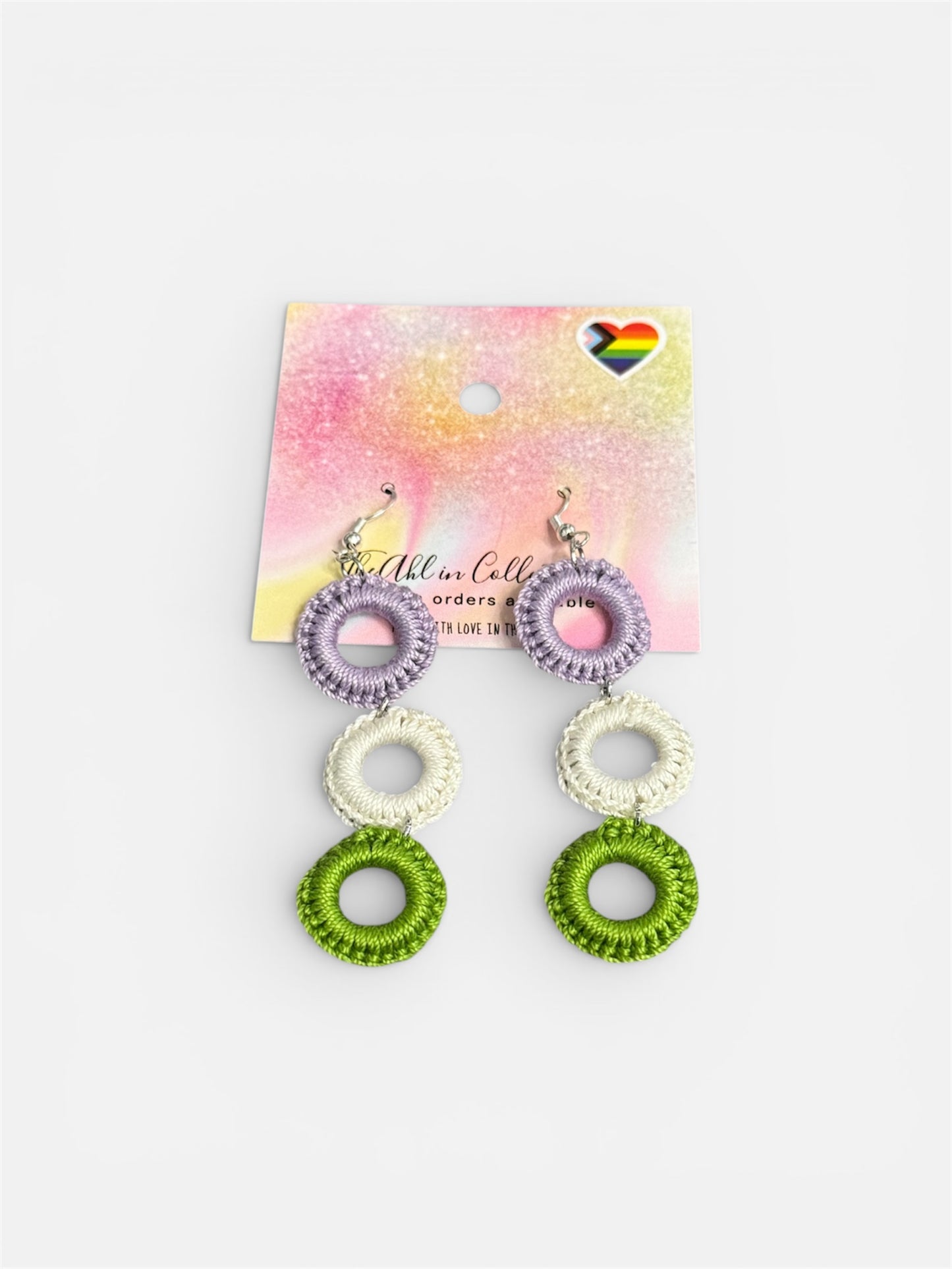 Pride Colors Dangle Earrings