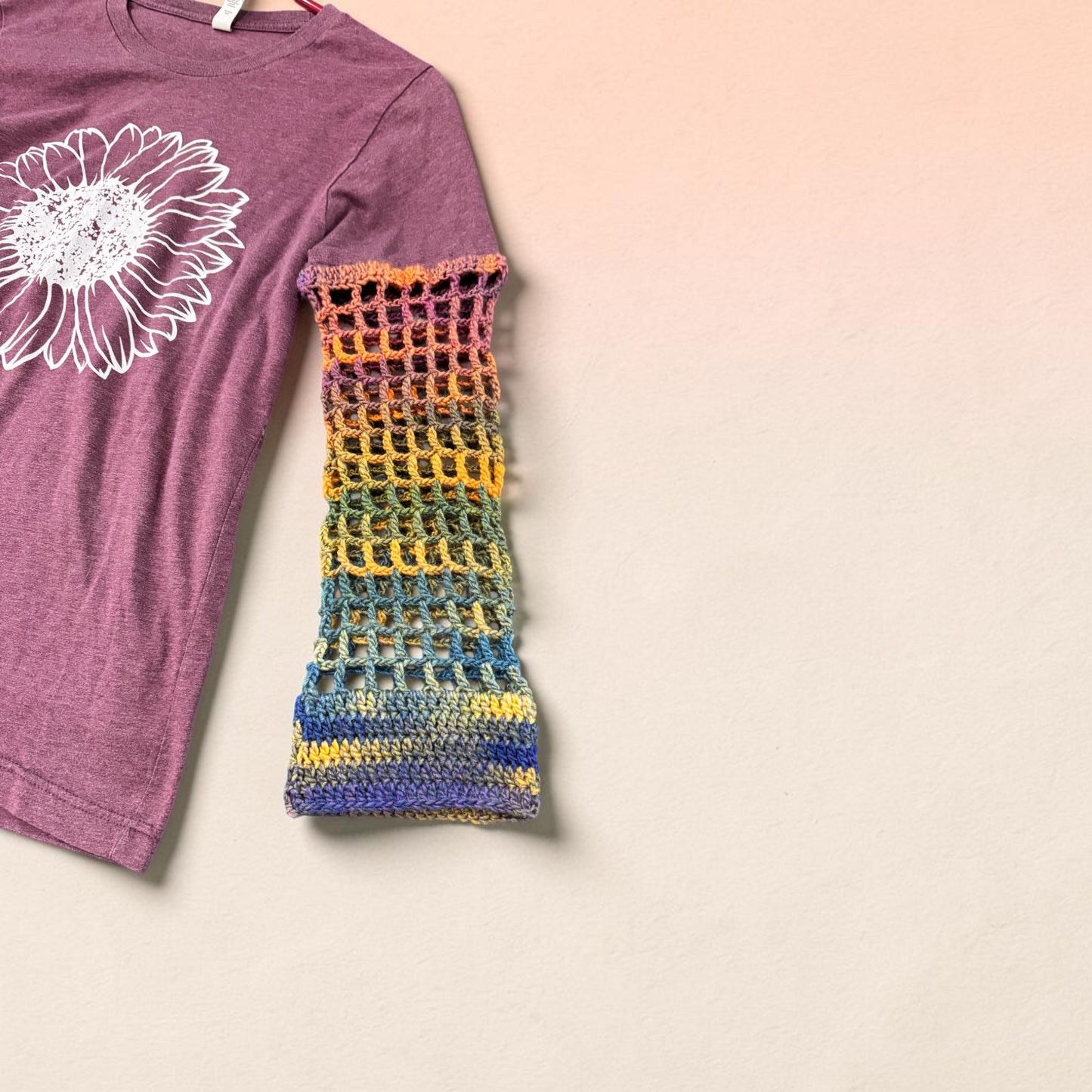 Sunflower Fishnet Tee - Size Youth Small/Ladies XS