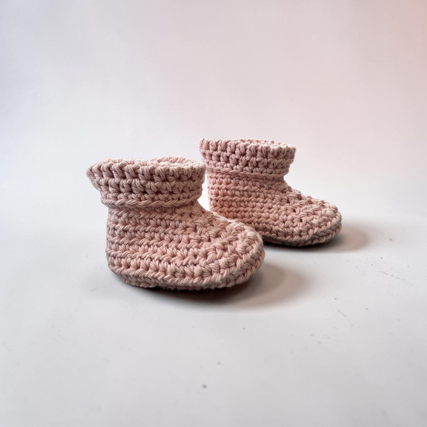 Tiny Toes - Soft Cotton Crochet Booties