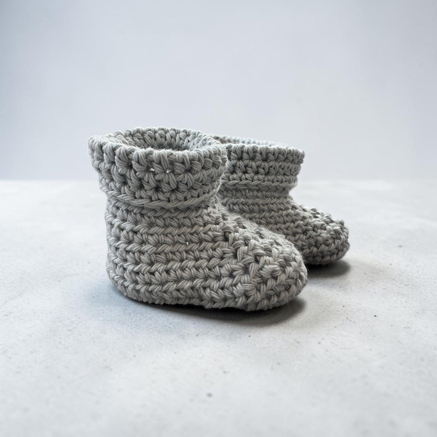 Tiny Toes - Soft Cotton Crochet Booties