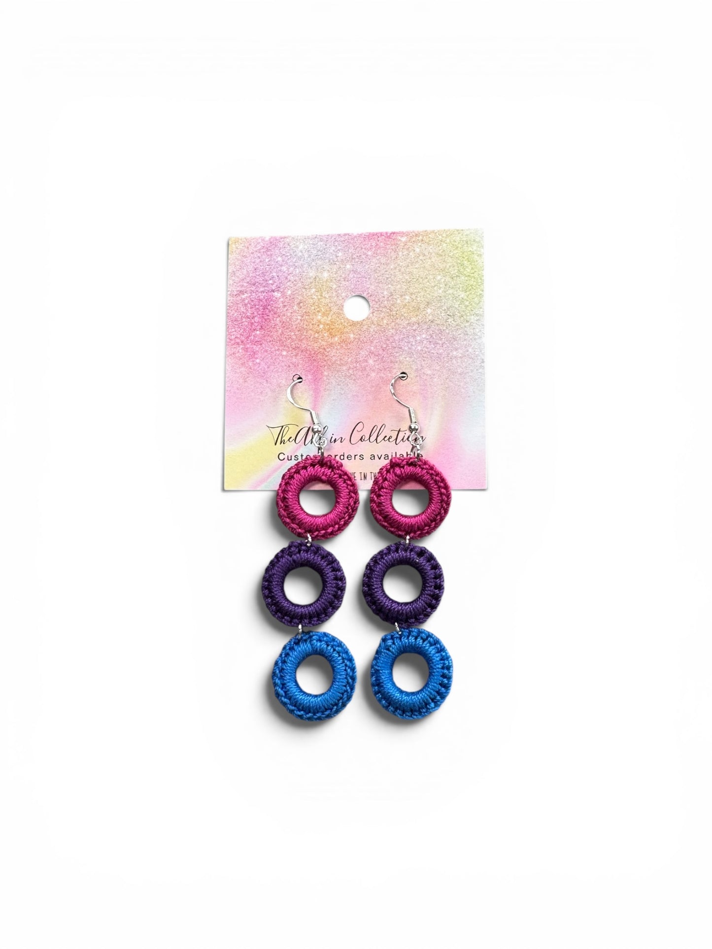 Pride Colors Dangle Earrings