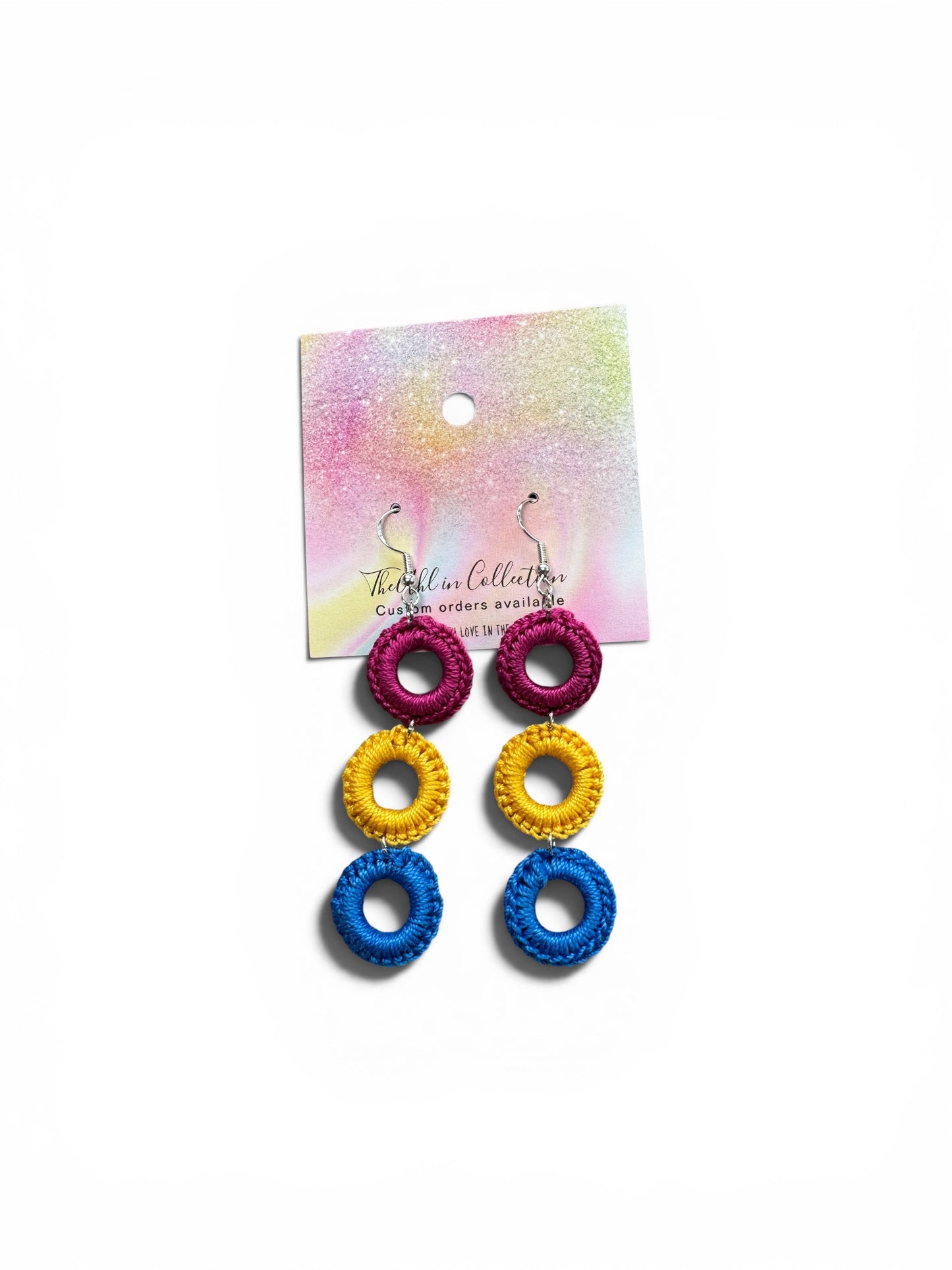 Pride Colors Dangle Earrings