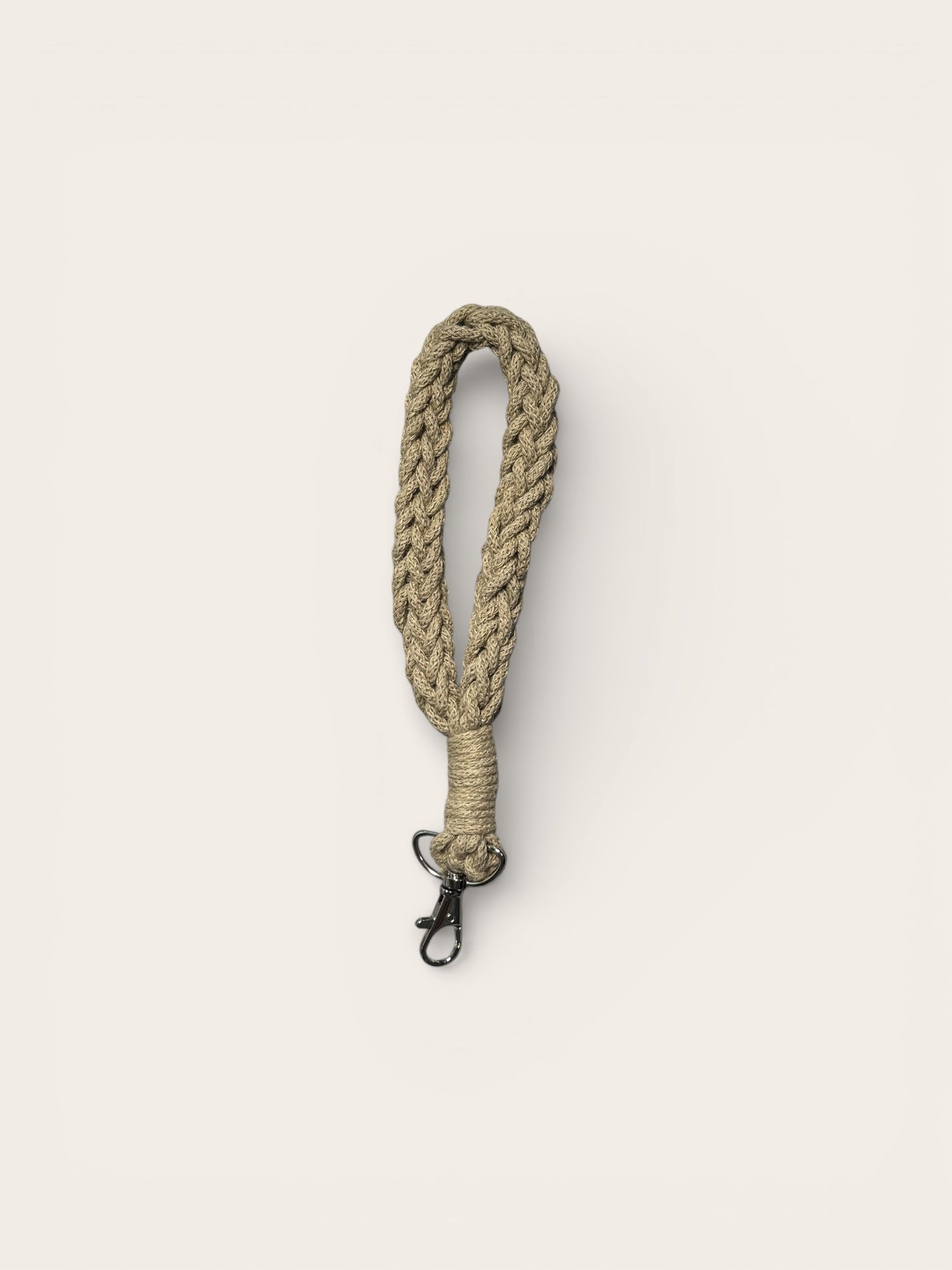 Cotton Braided Wristlet Strap