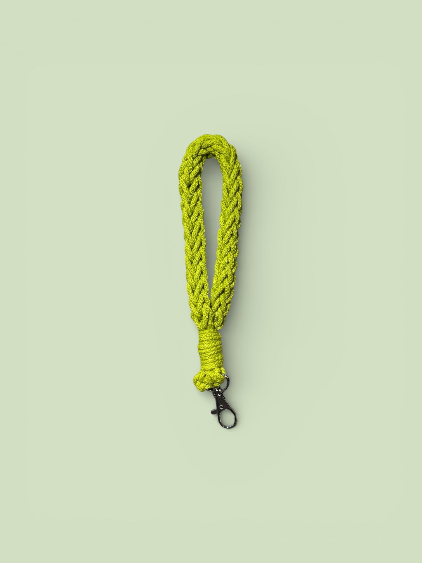 Cotton Braided Wristlet Strap