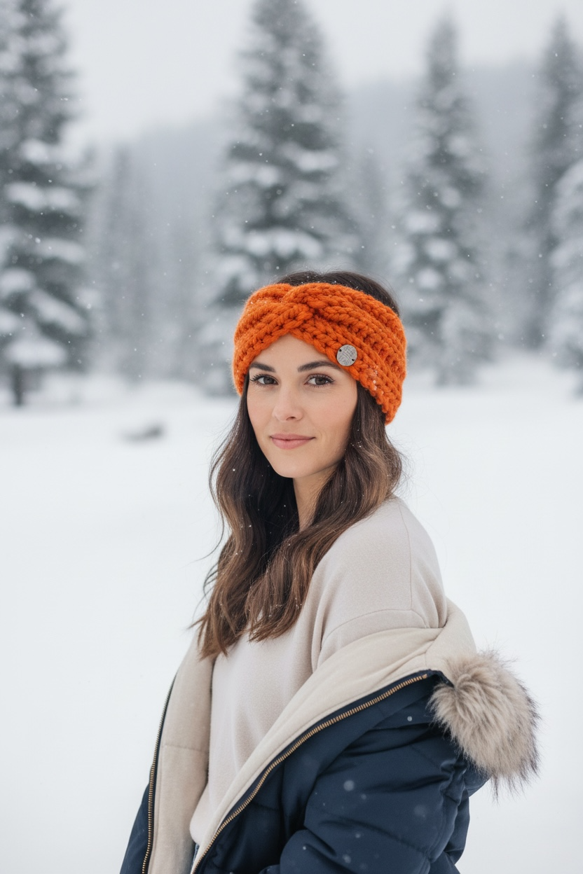 Twisted ear warmer/headband