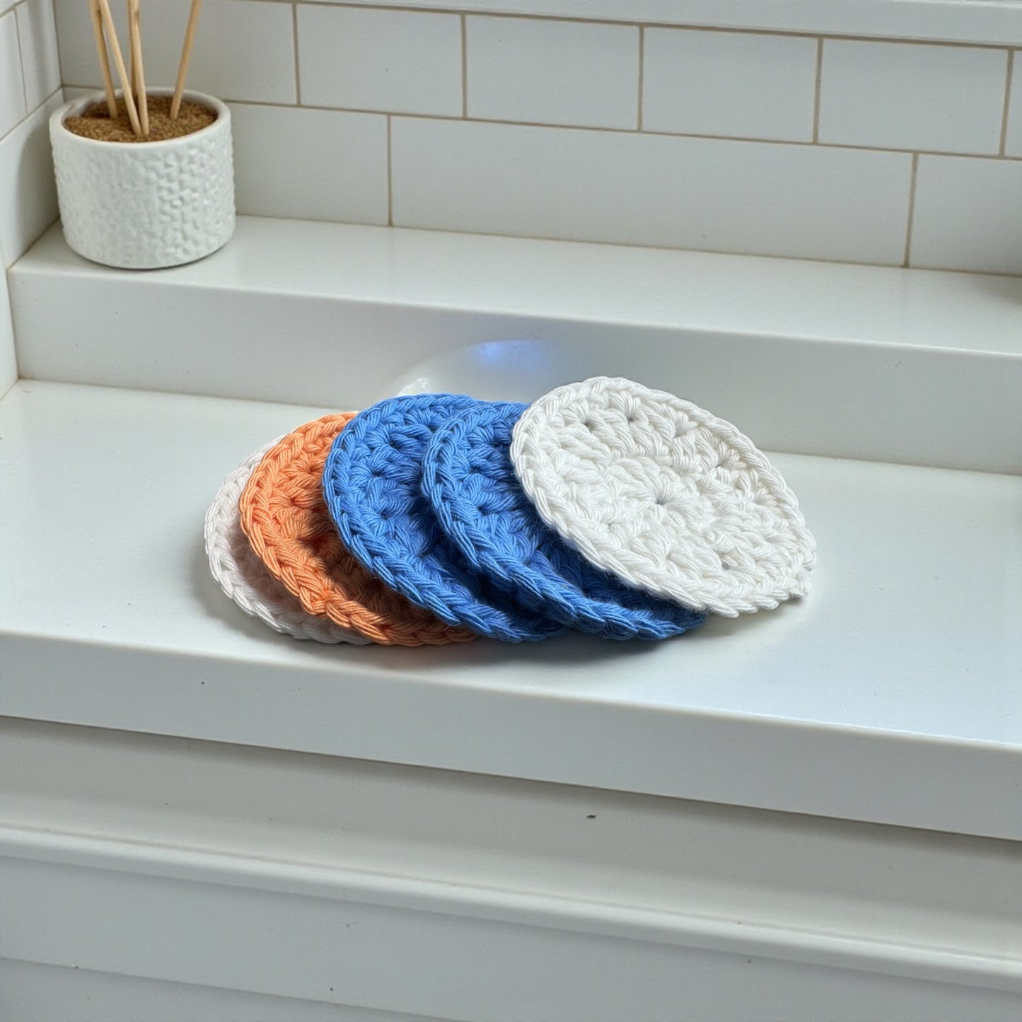 Reusable Facial Rounds - single color 5 Pack
