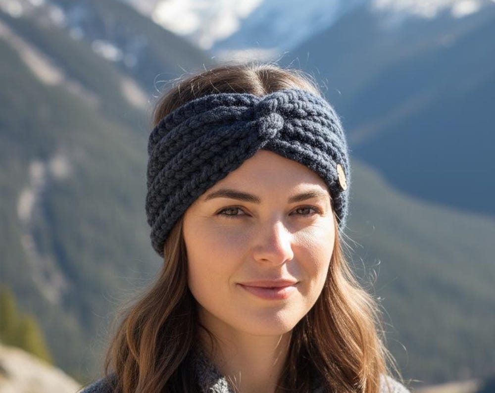 Twisted ear warmer/headband
