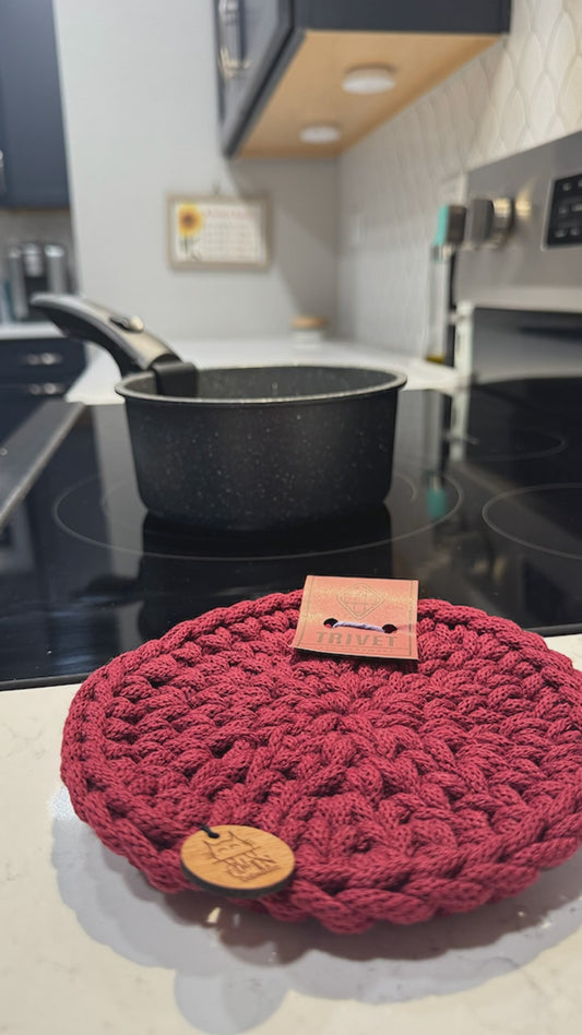 Round Trivet, Hot Pad - Small